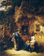 Isaac van Ostade Traveller at a Cottage Door china oil painting artist